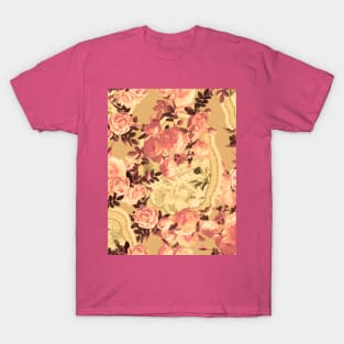 Old Rose Pattern T-Shirt